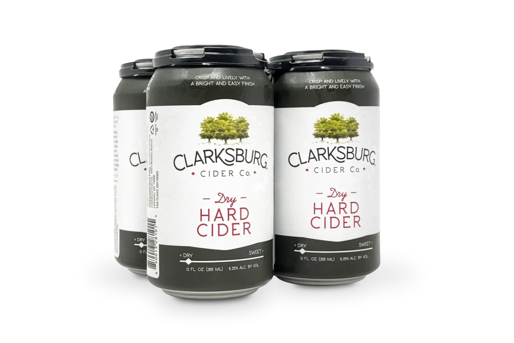 Clarksburg Cider Dry 4 Pack of Cans