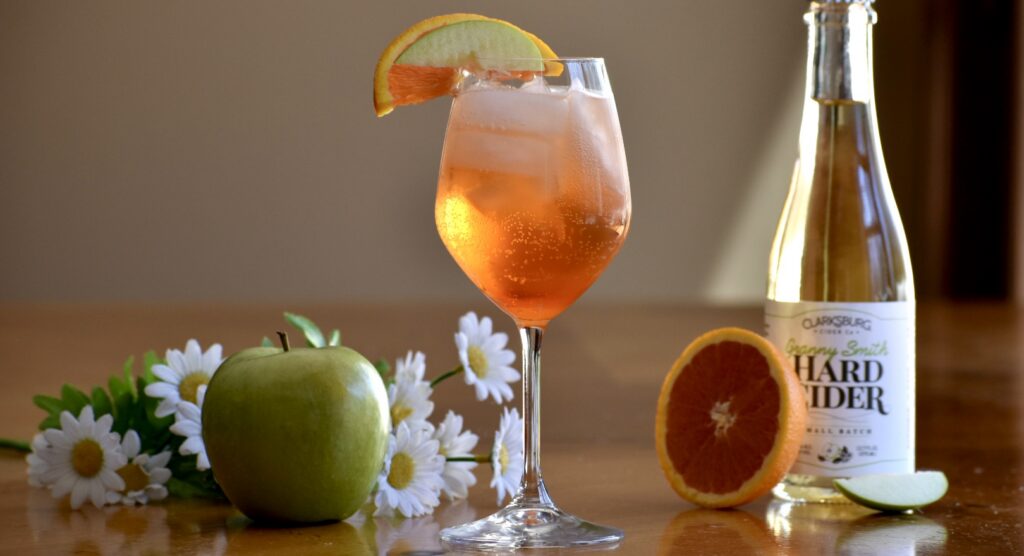 Spring Spritz made with Granny Smith Hard Cider